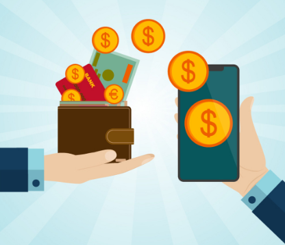 cash from phone to wallet